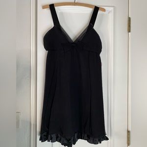 Rebecca Taylor Black Silk Dress. New with Tags.